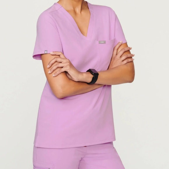 NWT Figs Set Catalina Top (XS) + Zamora Jogger (XSP) Scrub - Dusk - Picture 2 of 9